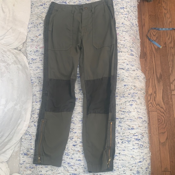 - MOTHER DENIM "THE ARMY RACKETEER" SURPLUS CUT PANTS 25 - Picture 2 of 9